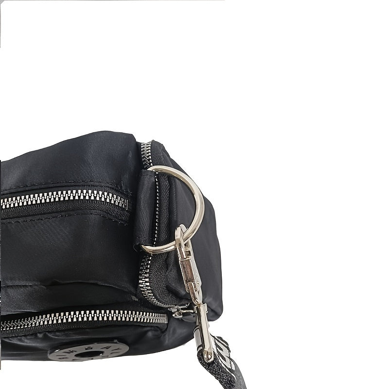 Fashion Nylon Crossbody Bag, Simple Shoulder Bag, Women's Casual Sling Chest Bag & Purse